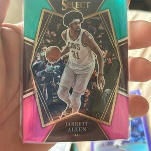 Panini Select Basketball Card with Pink and Teal Accents